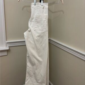 VIRAL ZARA White High Waist Jeans
